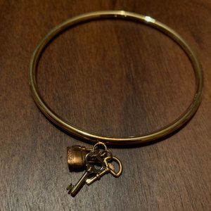 Chloe Lock + Keys Bangle  Bracelet